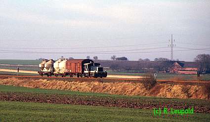 Zug zwischen Rheine und Neuenkirchen